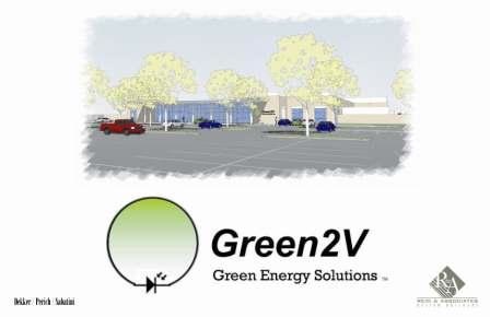 Green2V logo