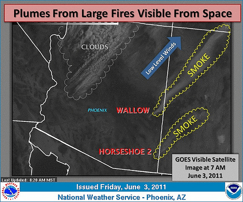 Wallo Fire Smoke NOAA